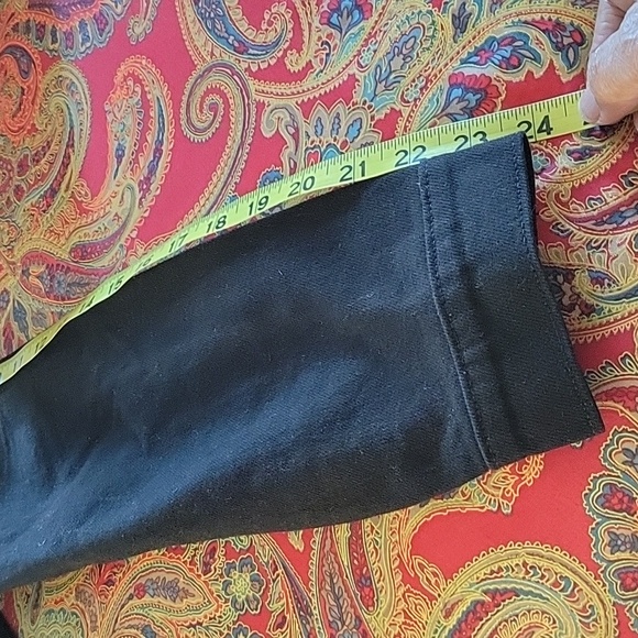 Levi's Womens Black Denim Jacket XL - Picture 7 of 8